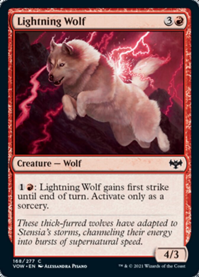 Lightning Wolf [Innistrad: Crimson Vow] | GnG Games