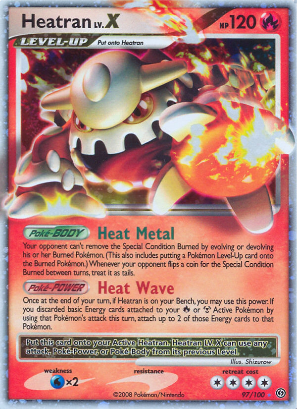 Heatran LV.X (97/100) [Diamond & Pearl: Stormfront] | GnG Games