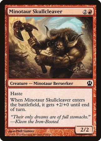 Minotaur Skullcleaver [Theros] | GnG Games