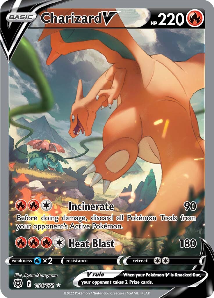 Charizard V (154/172) [Sword & Shield: Brilliant Stars] | GnG Games