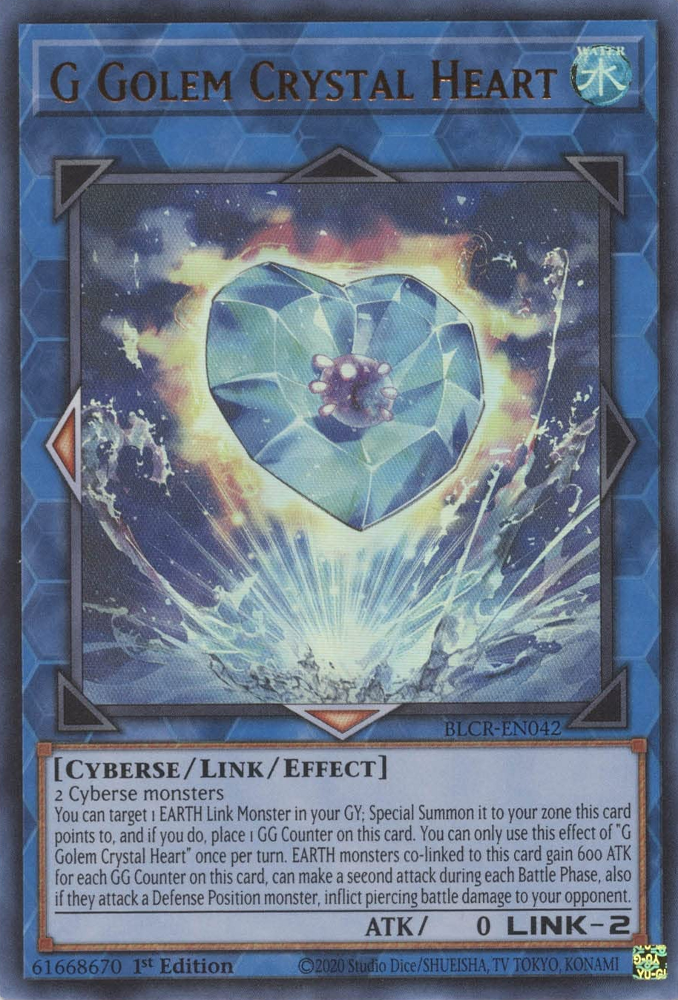 G Golem Crystal Heart [BLCR-EN042] Ultra Rare | GnG Games