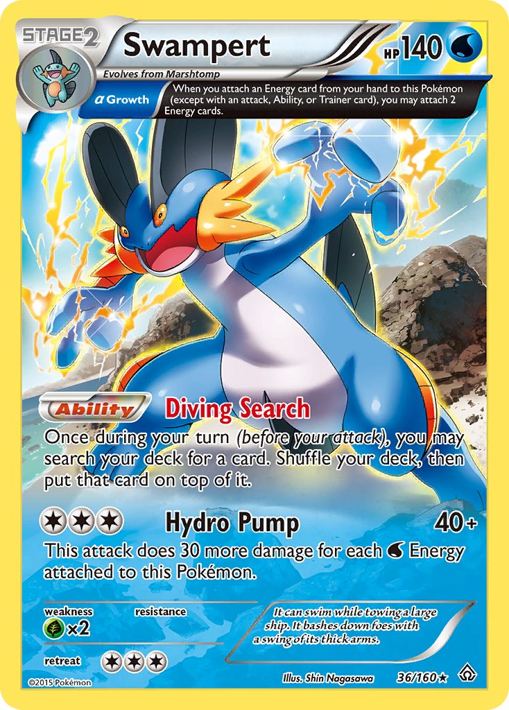 Swampert (36/160) [XY: Primal Clash] | GnG Games