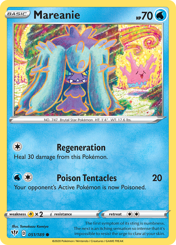 Mareanie (051/189) [Sword & Shield: Darkness Ablaze] | GnG Games