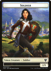 Human Soldier (005) // Drake Double-sided Token [Commander 2020 Tokens] | GnG Games