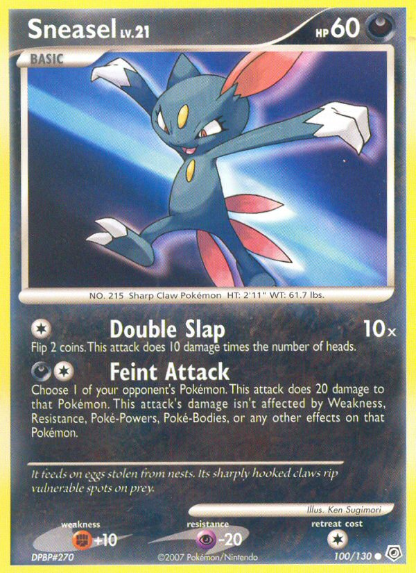 Sneasel (100/130) [Diamond & Pearl: Base Set] | GnG Games