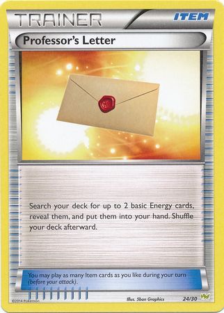Professor's Letter (24/30) [XY: Trainer Kit - Noivern] | GnG Games