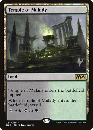 Temple of Malady [Core Set 2020 Promos] | GnG Games