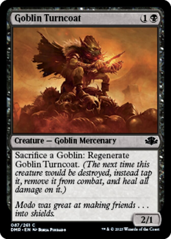 Goblin Turncoat [Dominaria Remastered] | GnG Games