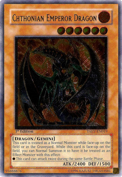 Chthonian Emperor Dragon [TAEV-EN019] Ultimate Rare | GnG Games