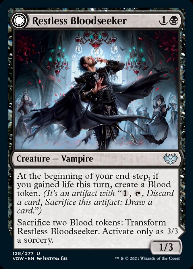 Restless Bloodseeker // Bloodsoaked Reveler [Innistrad: Crimson Vow] | GnG Games