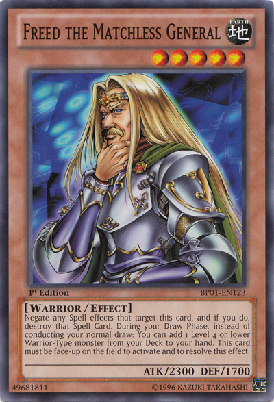 Freed the Matchless General [BP01-EN123] Common | GnG Games