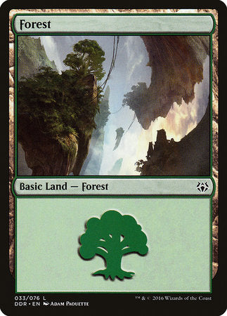 Forest (33) [Duel Decks: Nissa vs. Ob Nixilis] | GnG Games