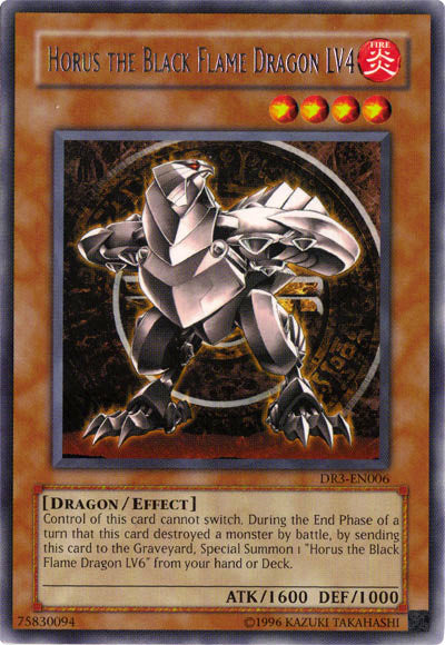 Horus the Black Flame Dragon LV4 [DR3-EN006] Rare | GnG Games