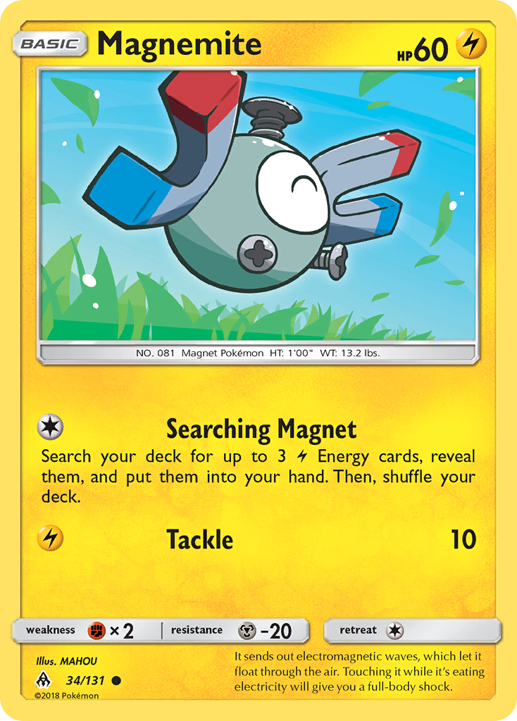 Magnemite (34/131) [Sun & Moon: Forbidden Light] | GnG Games