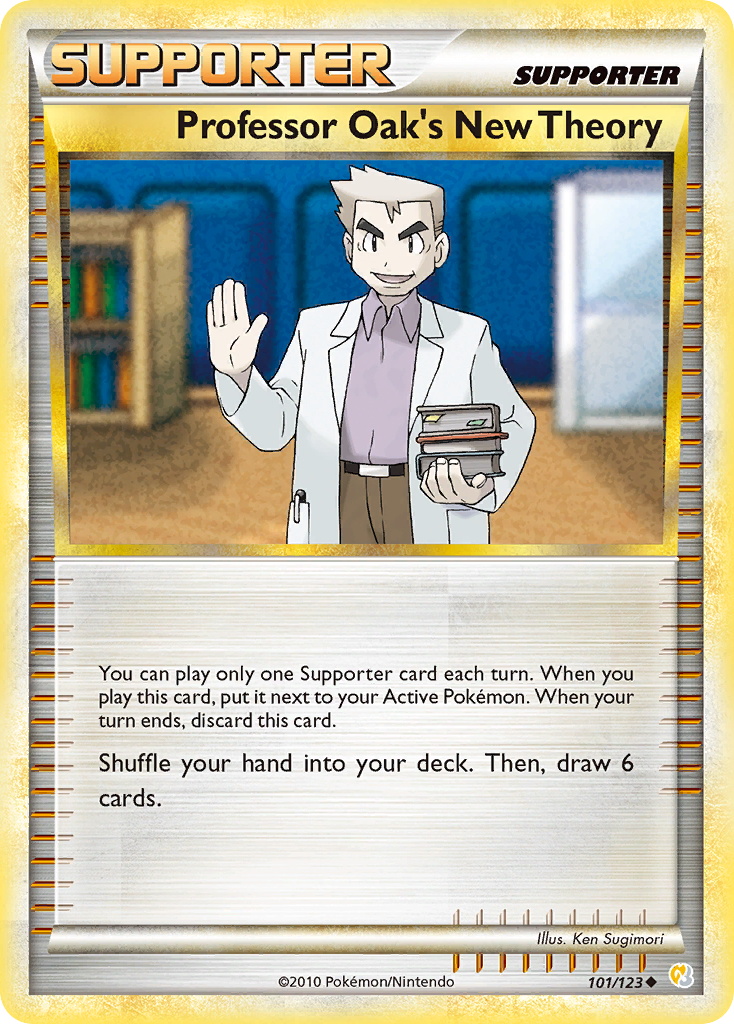 Professor Oak's New Theory (101/123) [HeartGold & SoulSilver: Base Set] | GnG Games