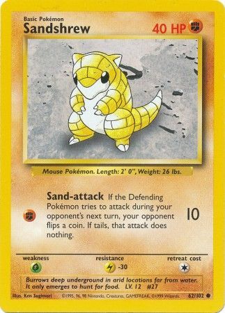 Sandshrew (62/102) [Base Set Unlimited] | GnG Games