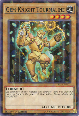 Gem-Knight Tourmaline [SP15-EN001] Shatterfoil Rare | GnG Games