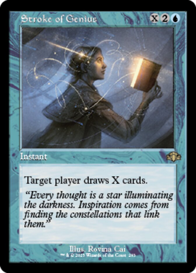 Stroke of Genius (Retro) [Dominaria Remastered] | GnG Games