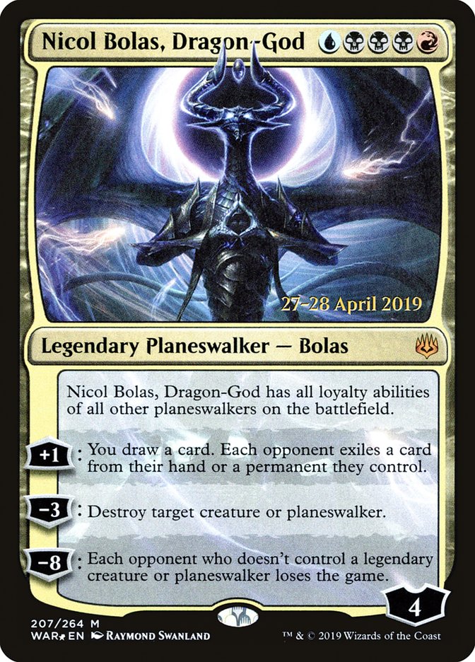 Nicol Bolas, Dragon-God  [War of the Spark Prerelease Promos] | GnG Games