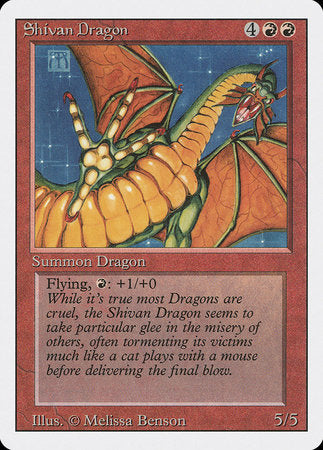 Shivan Dragon [Revised Edition] | GnG Games