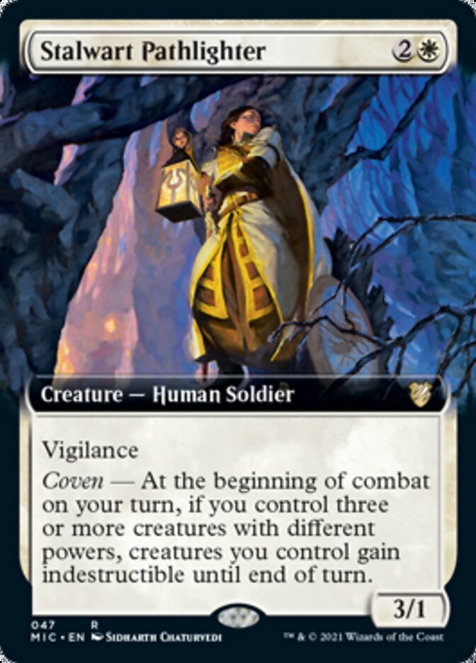 Stalwart Pathlighter (Extended) [Innistrad: Midnight Hunt Commander] | GnG Games