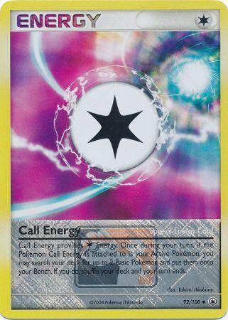 Call Energy (92/100) (League Promo) [Diamond & Pearl: Majestic Dawn] | GnG Games