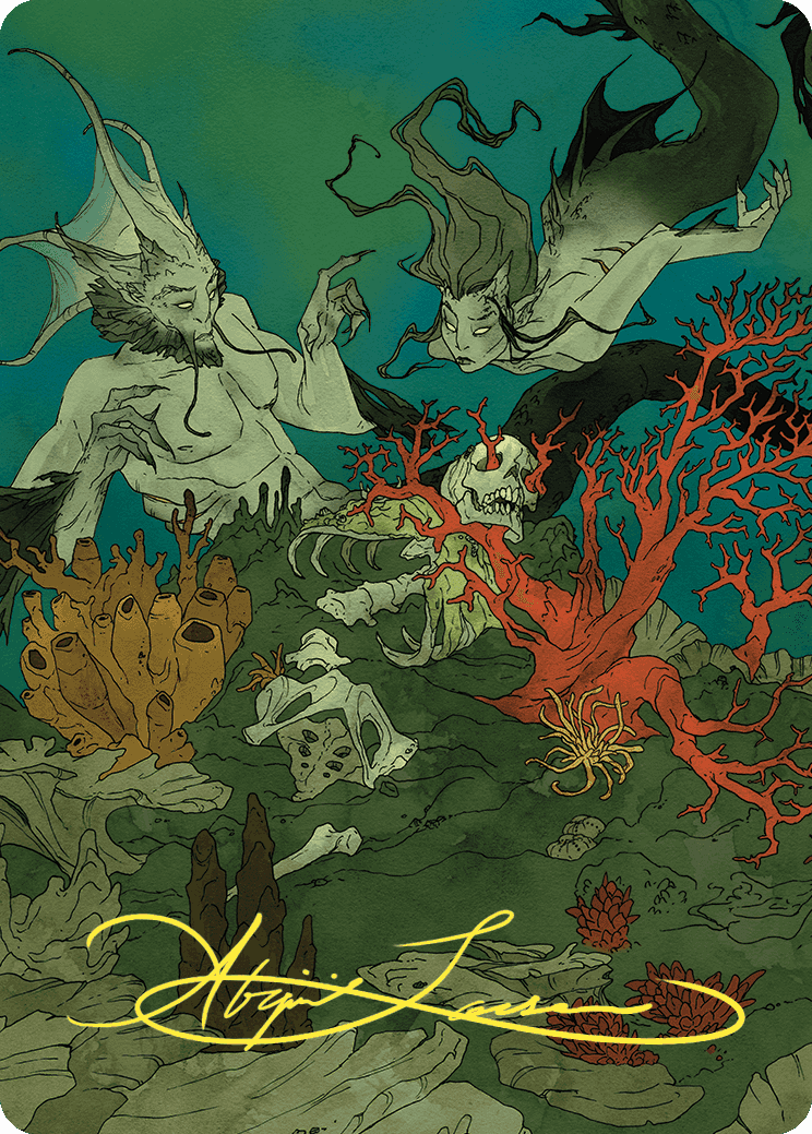 Curiosity Art Card (Gold-Stamped Signature) [Wilds of Eldraine Art Series] | GnG Games