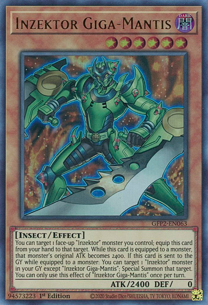 Inzektor Giga-Mantis [GFP2-EN063] Ultra Rare | GnG Games
