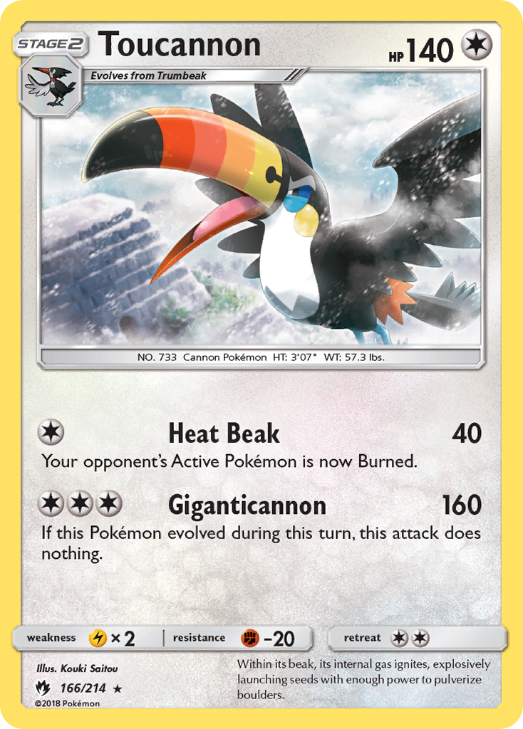 Toucannon (166/214) [Sun & Moon: Lost Thunder] | GnG Games