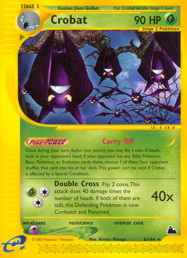 Crobat (6/144) [Skyridge] | GnG Games