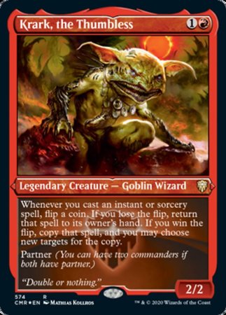 Krark, the Thumbless (Foil Etched) [Commander Legends] | GnG Games
