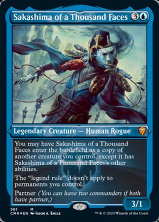 Sakashima of a Thousand Faces (Foil Etched) [Commander Legends] | GnG Games