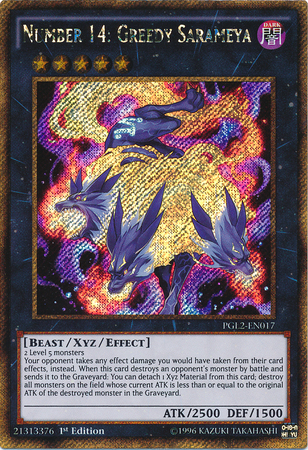 Number 14: Greedy Sarameya [PGL2-EN017] Gold Secret Rare | GnG Games