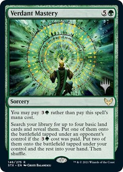 Verdant Mastery (Promo Pack) [Strixhaven: School of Mages Promos] | GnG Games