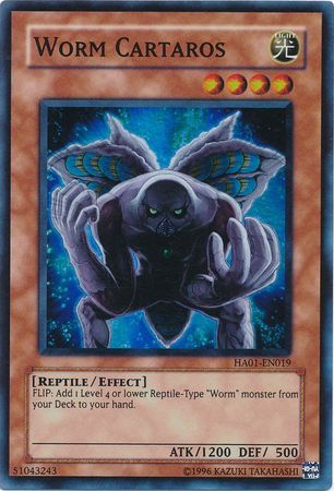 Worm Cartaros [HA01-EN019] Super Rare | GnG Games