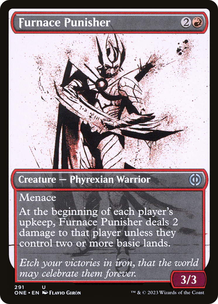 Furnace Punisher (Showcase Ichor) [Phyrexia: All Will Be One] | GnG Games