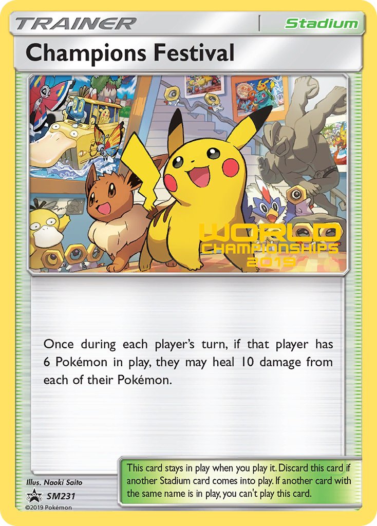 Champions Festival (SM231) (Champion 2019) [Sun & Moon: Black Star Promos] | GnG Games