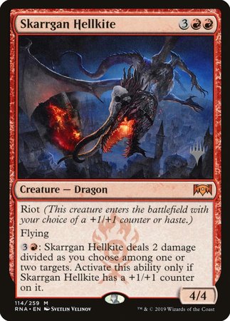 Skarrgan Hellkite [Ravnica Allegiance Promos] | GnG Games