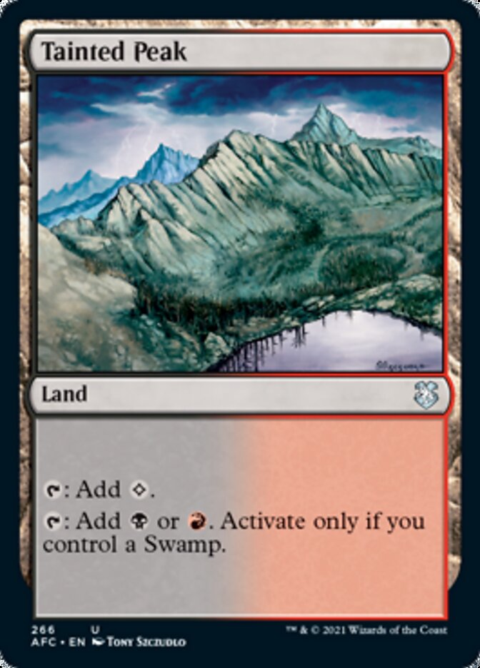 Tainted Peak [Dungeons & Dragons: Adventures in the Forgotten Realms Commander] | GnG Games