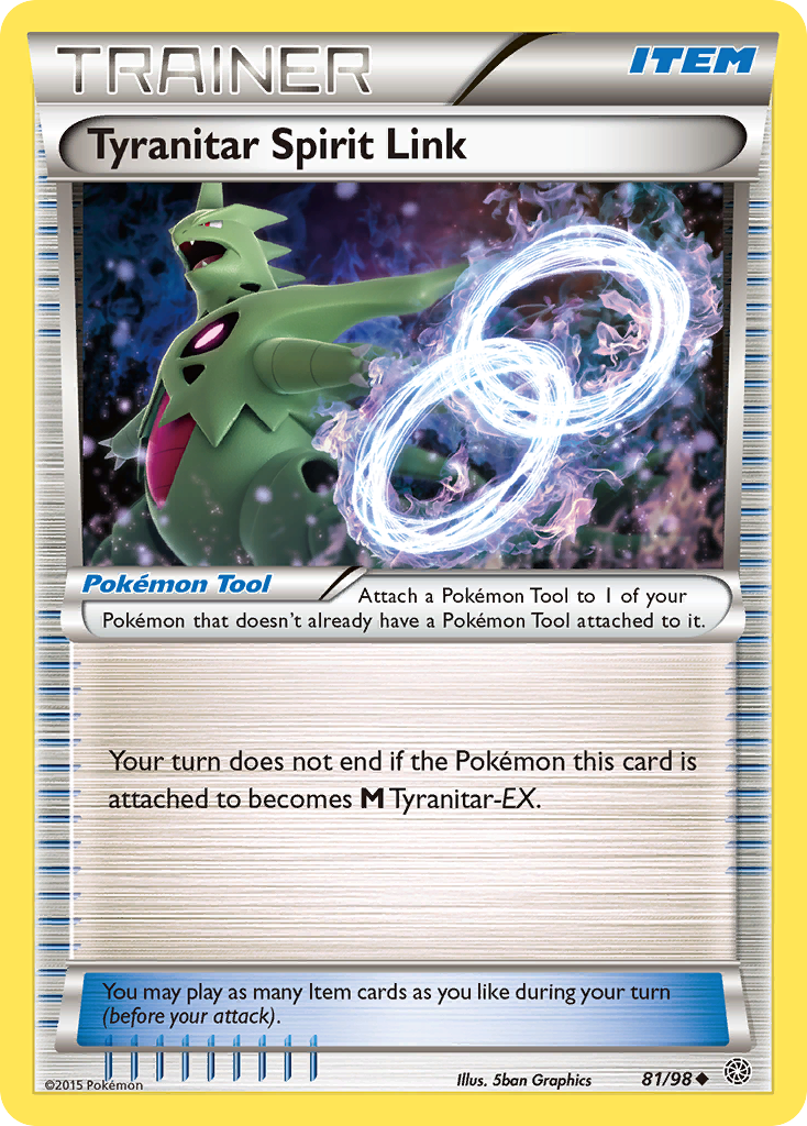 Tyranitar Spirit Link (81/98) [XY: Ancient Origins] | GnG Games