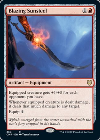 Blazing Sunsteel [Commander Legends] | GnG Games