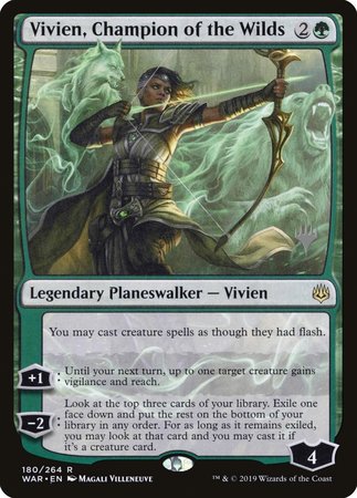 Vivien, Champion of the Wilds [War of the Spark Promos] | GnG Games