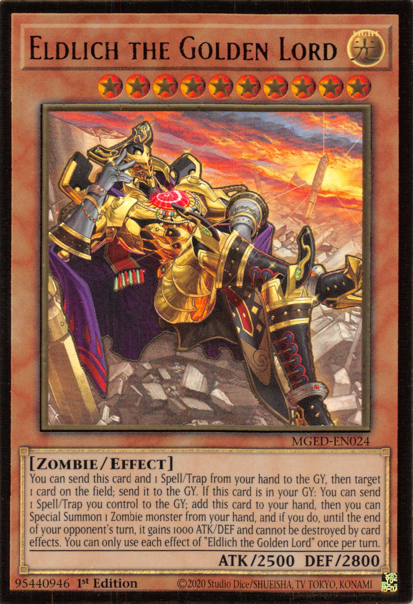 Eldlich the Golden Lord (Alternate Art) [MGED-EN024] Gold Rare | GnG Games