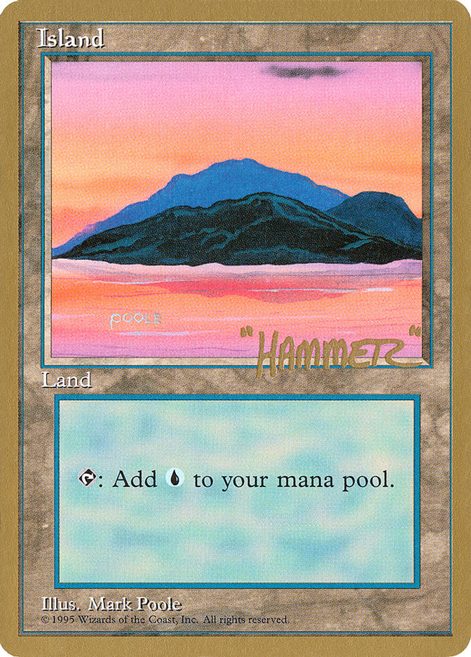 Island (shr369) (Shawn "Hammer" Regnier) [Pro Tour Collector Set] | GnG Games