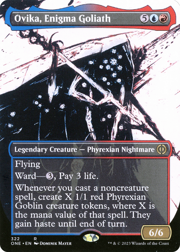 Ovika, Enigma Goliath (Borderless Ichor) [Phyrexia: All Will Be One] | GnG Games