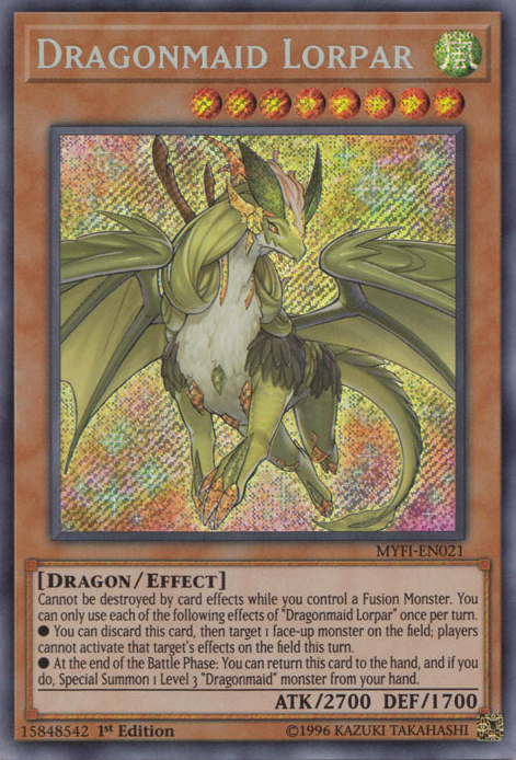 Dragonmaid Lorpar [MYFI-EN021] Secret Rare | GnG Games