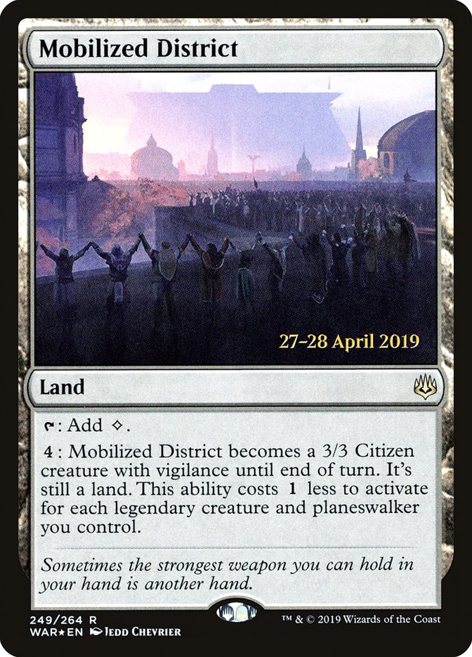 Mobilized District  [War of the Spark Prerelease Promos] | GnG Games