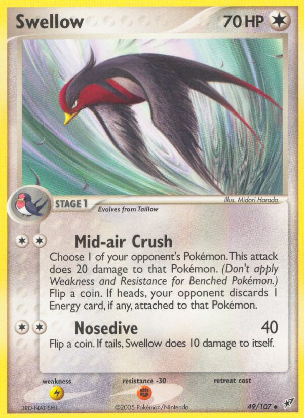 Swellow (49/107) [EX: Deoxys] | GnG Games