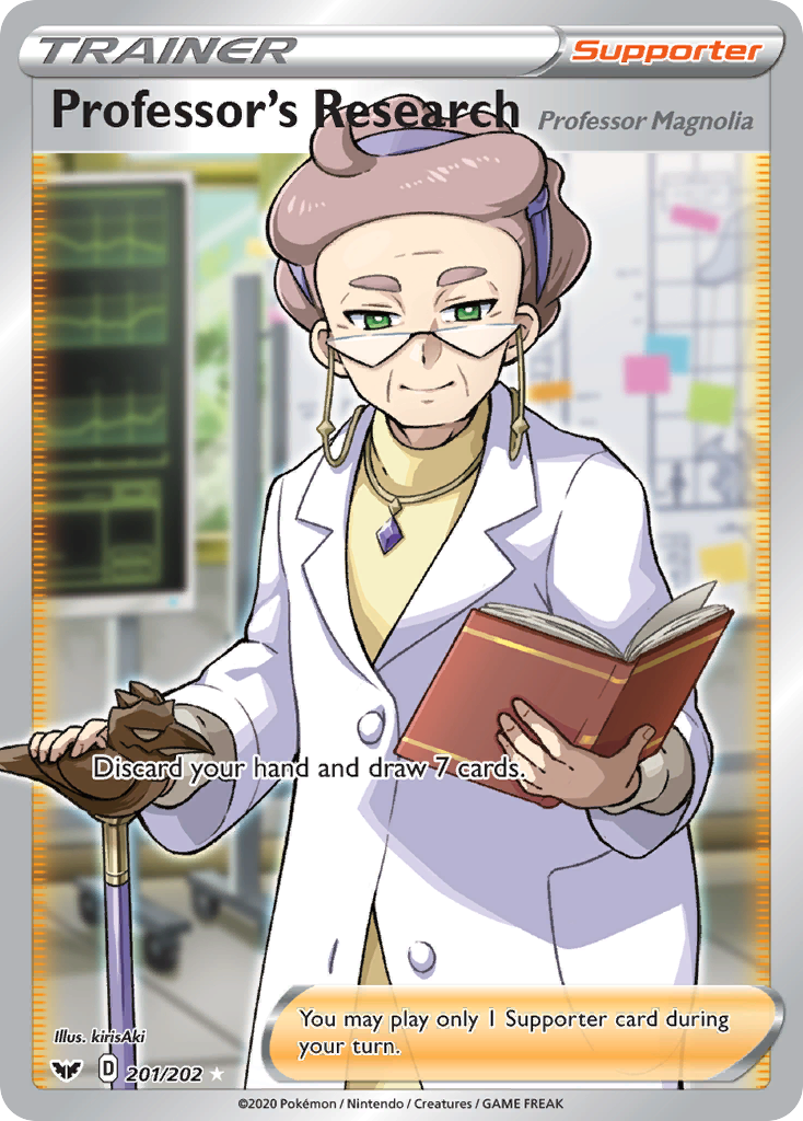 Professor's Research (201/202) (Professor Magnolia) [Sword & Shield: Base Set] | GnG Games