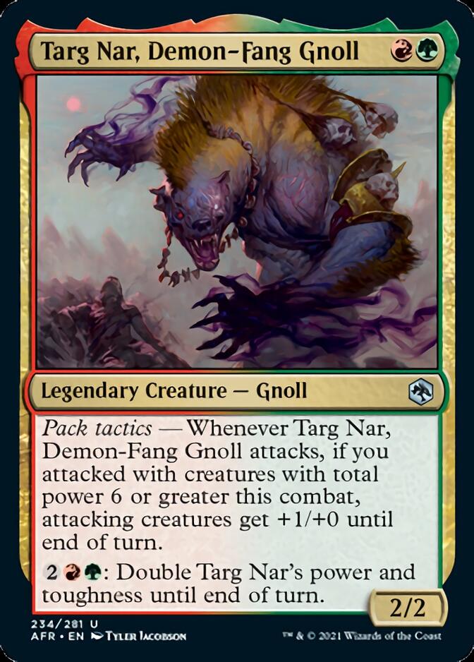 Targ Nar, Demon-Fang Gnoll [Dungeons & Dragons: Adventures in the Forgotten Realms] | GnG Games